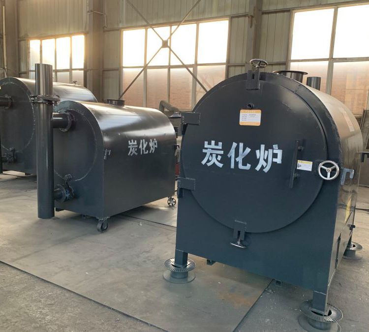 卧式炭化炉设备追求合理配置，打造环保行业水平