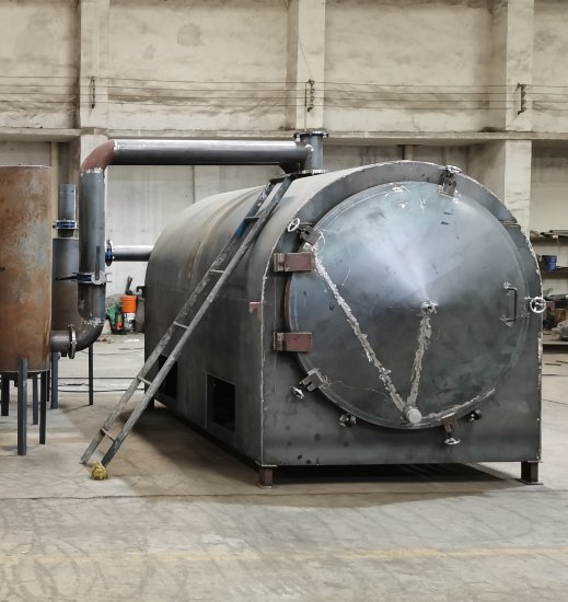 卧式炭化炉实现了能源的利用和环境保护